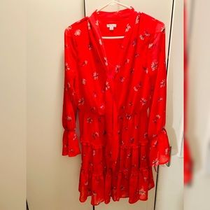 Women’s casual red dress